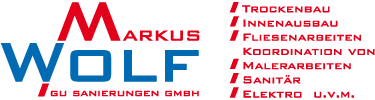Markus Wolf Sanierungen Logo Leistungen