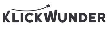 Klickwunder Logo Lang Schwarz Small 300x100